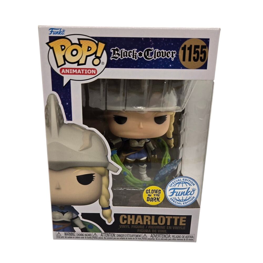 FUNKO POP! BLACK CLOVER – CHARLOTTE #1155 – SPECIAL EDITION – GLOW IN THE DARK